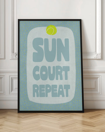 Sun Court Repeat | Poster - Room Interior 1