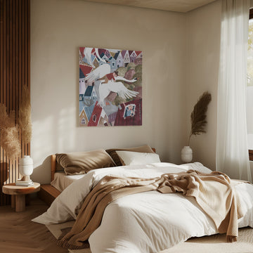 The magical wild geese | Canvas - Room Interior 2