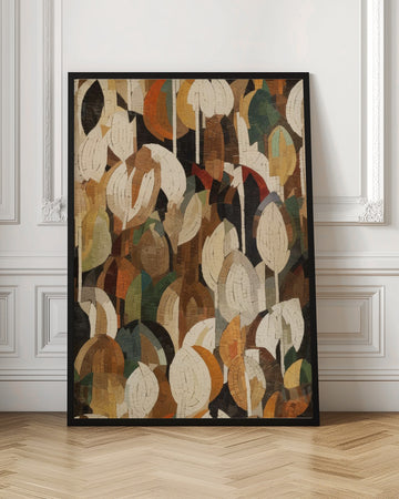 Mosaic Forest Vibrance | Poster - Room Interior 1