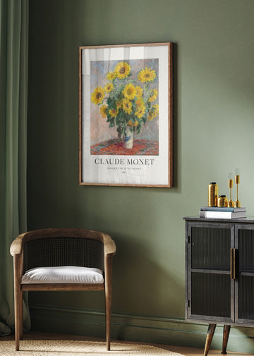 Bouquet Of Sunflowers | Poster - Room Interior 2