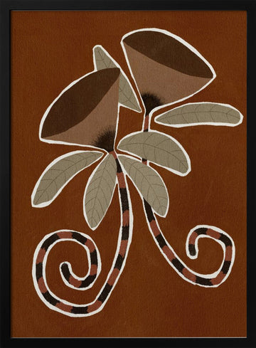 Delicate Bloom 3 | Poster - Black Metal Frame Interior