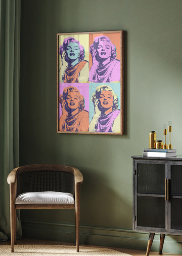 Iconic Pop Art Beauty | Poster - Room Interior 2