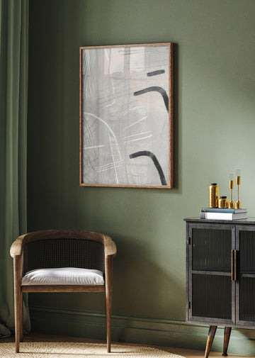 Modern Minimalist Lines | Poster - Room Interior 2