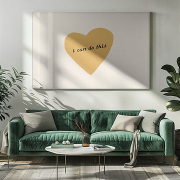 I Can Do This Heart | Poster - Room Interior 1