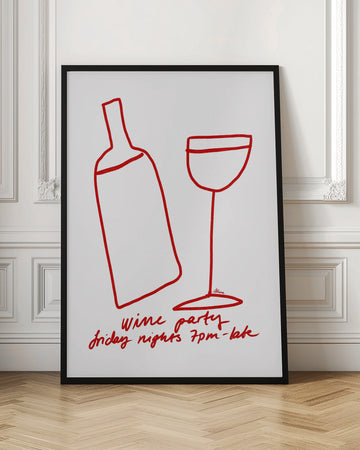 Wine Party | Poster - Room Interior 1