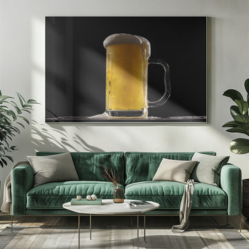 Overflowing Cold Beer | Poster - Room Interior 1