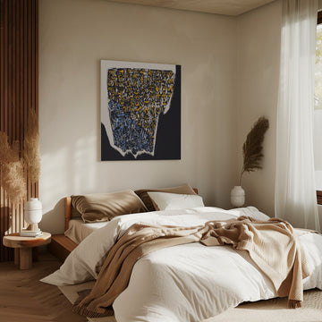 Ancient Golden Symbols | Canvas - Room Interior 2