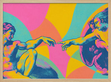 The touch (neon masters series) | Poster - Wood Frame Interior