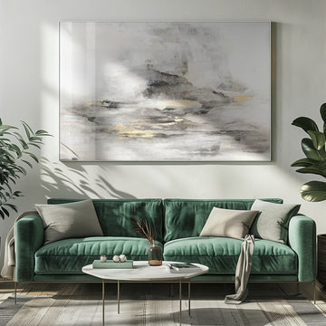 Abstract Gold Landscape | Poster - Room Interior 1