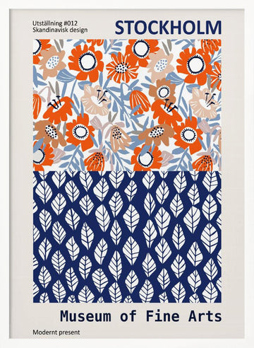 Museum of Fine Arts Stockholm | Poster - White Frame Interior