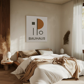 Bauhaus Geometric Shapes | Canvas - Room Interior 2