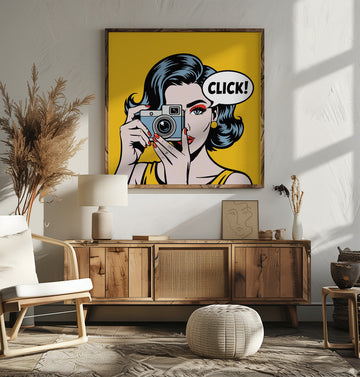 Pop Art Photographer | Poster - Room Interior 2