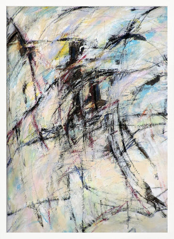 Dynamic Abstract Lines | Poster - White Frame Interior