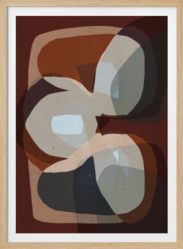 Layers of Earth | Poster - Wood Frame Interior