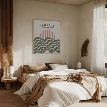 Bauhaus Desert Sun | Canvas - Room Interior 2
