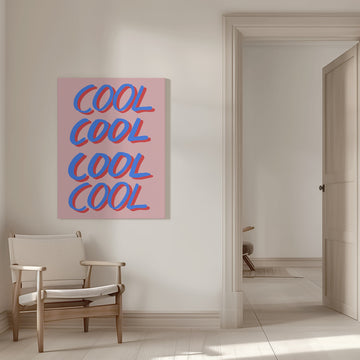 Cool Word Typography | Canvas - Room Interior 1