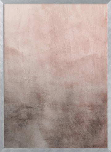 Subtle Rustic Gradient | Poster - Silver Frame Interior