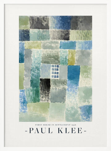 First House in a Settlement 1926 | Poster - White Frame Interior