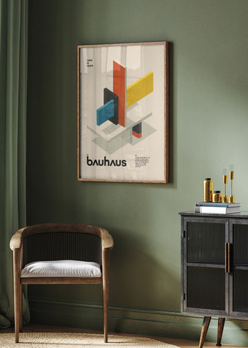 Geometric Shapes Bauhaus | Poster - Room Interior 2