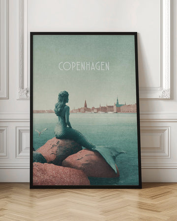 Copenhagen - Little Mermaid | Poster - Room Interior 1