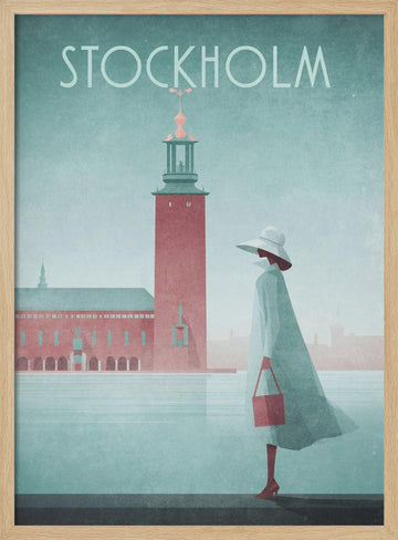 Stockholm-1 Stockholm City Hall | Poster - Wood Frame Interior