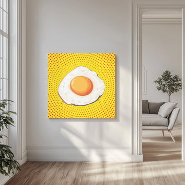 Sunny Side Pop Art | Canvas - Room Interior 1