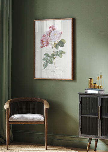 Rosebush, Les Roses (1817–1824) | Poster - Room Interior 2