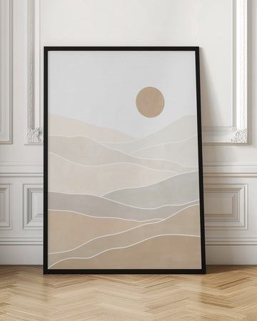 Layered Desert Sun | Poster - Room Interior 1