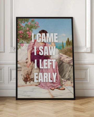 Classical Lady Funny Quote | Poster - Room Interior 1