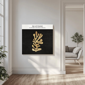 Golden Coral Cutout | Canvas - Room Interior 1