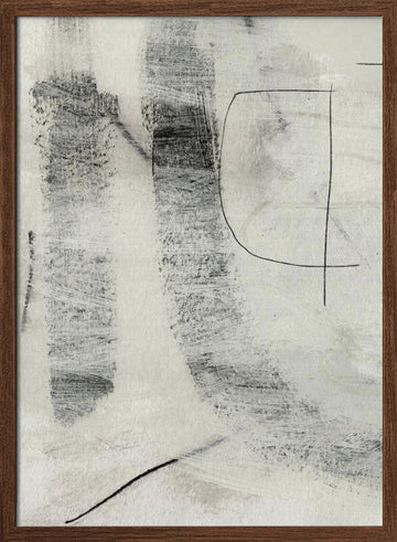 Real No1 | Poster - Walnut Frame Interior