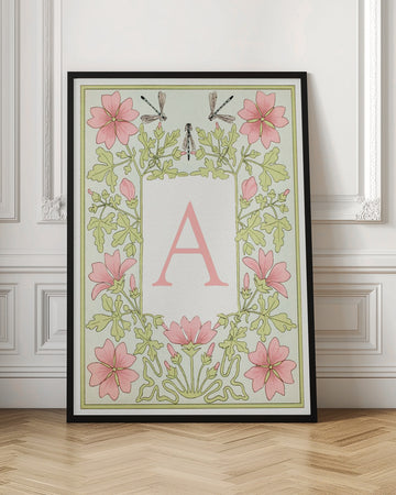 Botanical Initial A | Poster - Room Interior 1