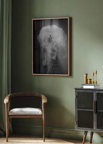 Veiled Ethereal Woman | Poster - Room Interior 2