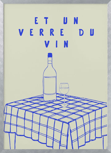 Etunverreduvin | Poster - Silver Frame Interior