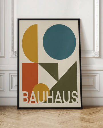 Bauhaus Geometric Shapes | Poster - Room Interior 1