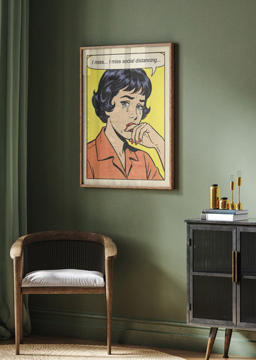 Social Distancing Tears | Poster - Room Interior 2