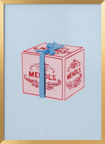 Pink Bakery Gift | Poster - Gold Frame Interior