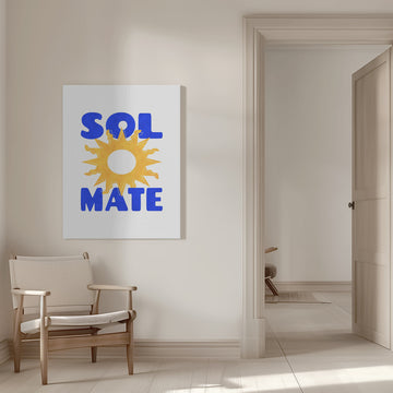 Sol Mate Sun Graphic | Canvas - Room Interior 1