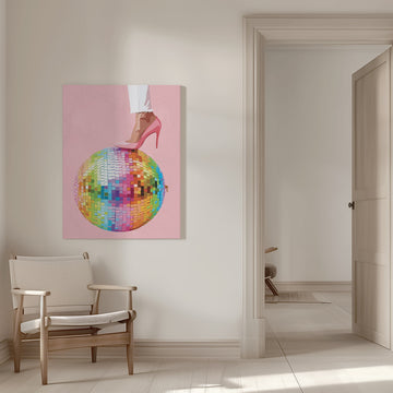 Pink Heel Disco Style | Canvas - Room Interior 1