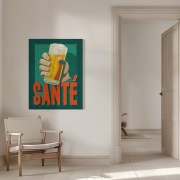 Santé Beer Toast | Canvas - Room Interior 1