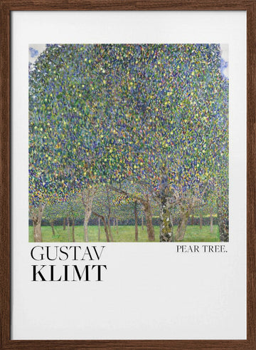 Pear Tree (1903) Poster | Poster - Walnut Frame Interior