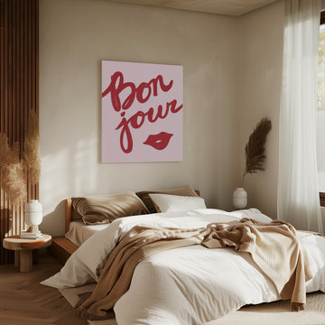 Bonjour Kiss | Canvas - Room Interior 2