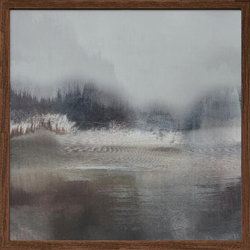 Forest Lake | Poster - Walnut Frame Interior