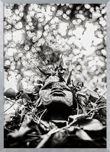 Nature Spirit Portrait | Poster - Silver Frame Interior