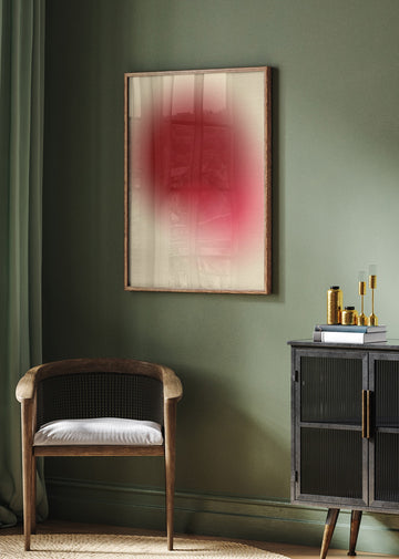 Red Gradient Aura | Poster - Room Interior 2