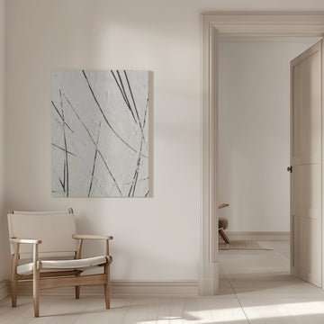 Organic Lines Texture | Canvas - Room Interior 1