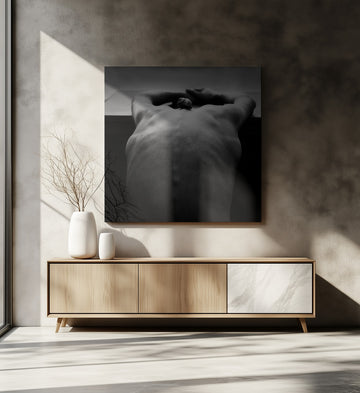 Snail on Human Back | Canvas - Room Interior 2