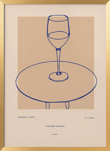 Galeriemaraisno01 | Poster - Gold Frame Interior