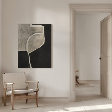 Textured Organic Shapes | Canvas - Room Interior 1