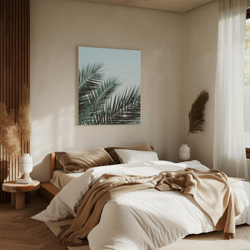 Tropical Palm Fronds | Canvas - Room Interior 2